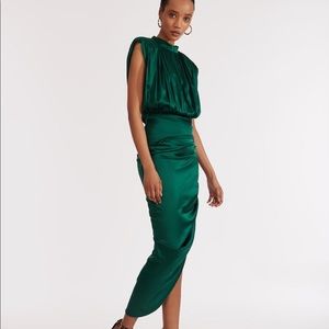 Veronica Beard Kendall dress size 2 in green